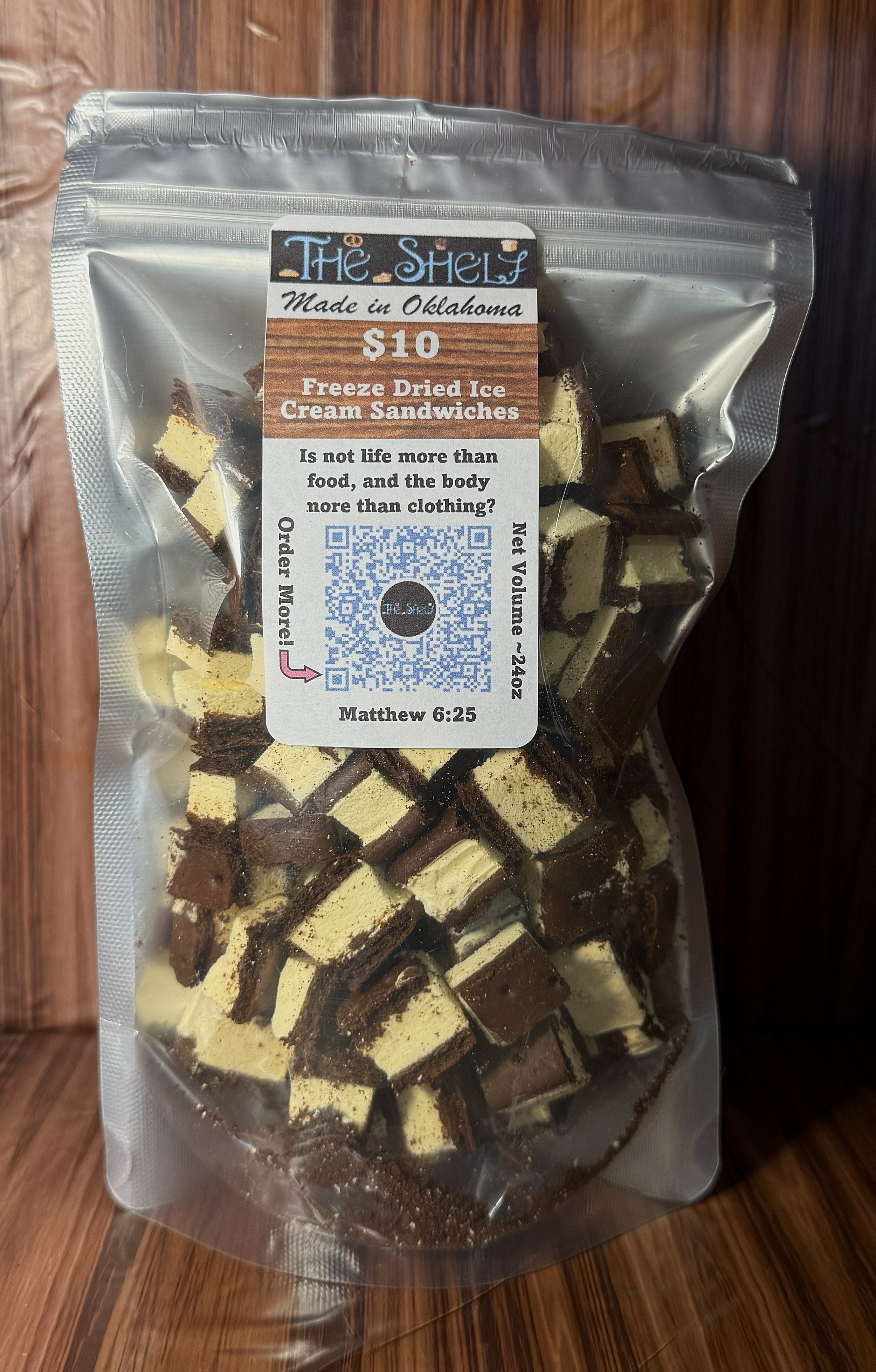 Freeze Dried Ice Cream Sandwich